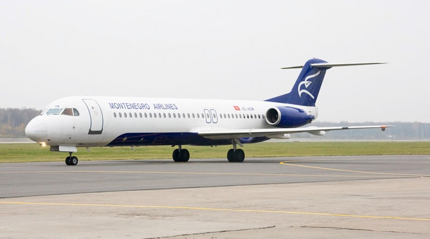 Montenegro Airlines Fokker 100