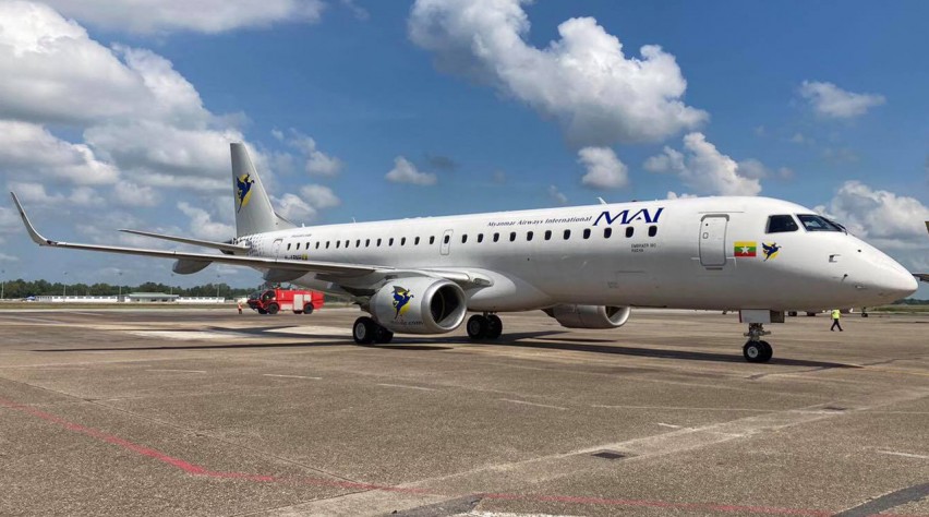 Myanmar Airways International Embraer 190