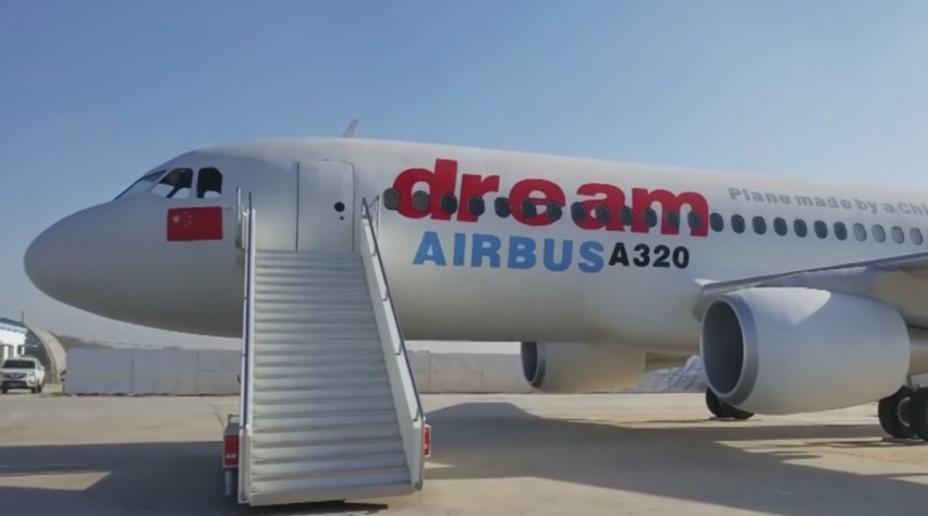 Foto (c) New China TV A320 replica