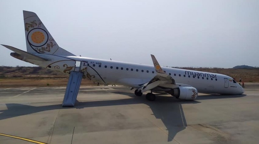 Foto (c) Myanmar Airlines Neuslanding Myanmar Airlines