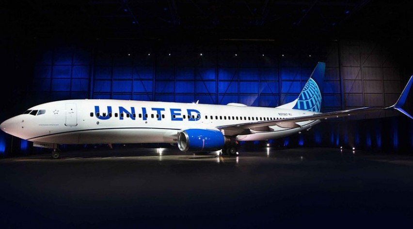 Foto (c) United Airlines Nieuwe livery