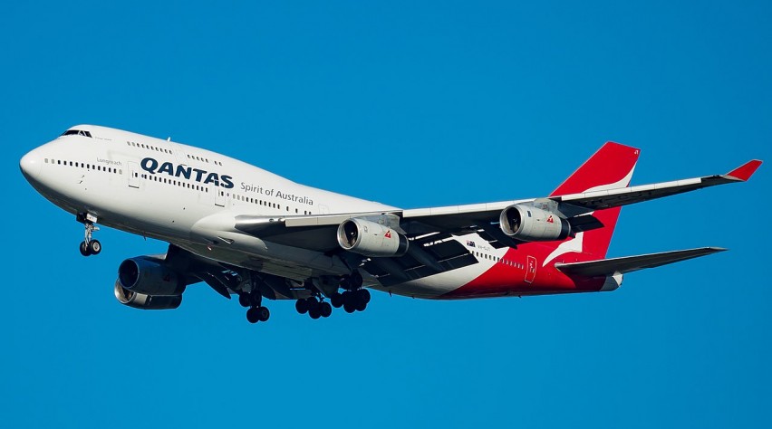 Foto (c) Venkat Mangudi Qantas Boeing 747