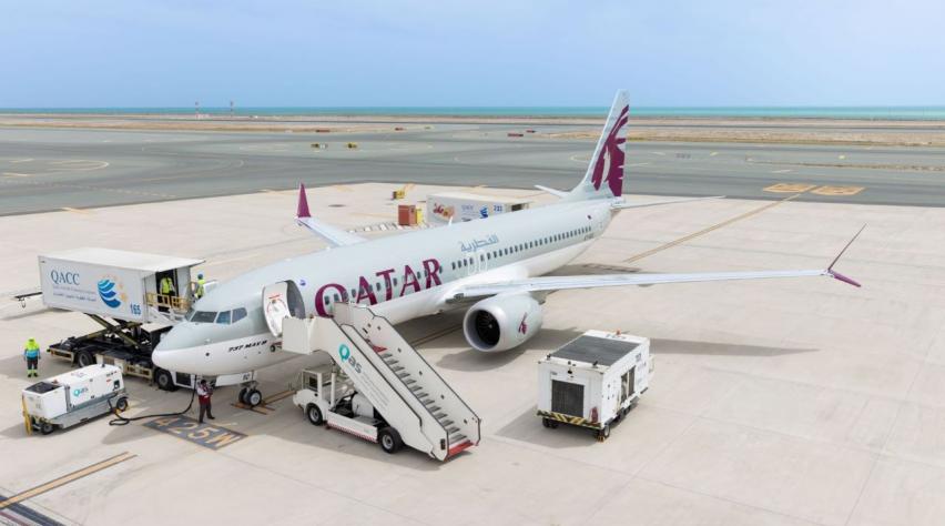 Foto (c) Qatar Airways Qatar 737 MAX 8