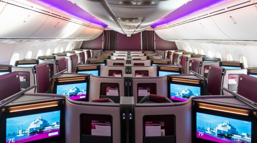 Foto (c) Qatar Airways Qatar Airways Business Suite 787-9