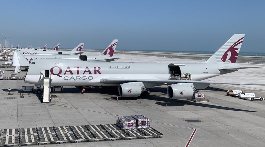 Foto (c) Qatar Airways Qatar Airways Cargo 747-8F
