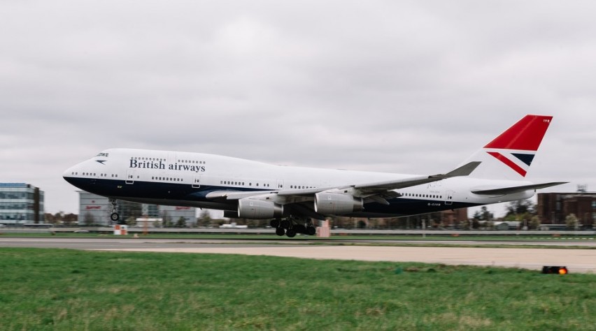 BA retro 747