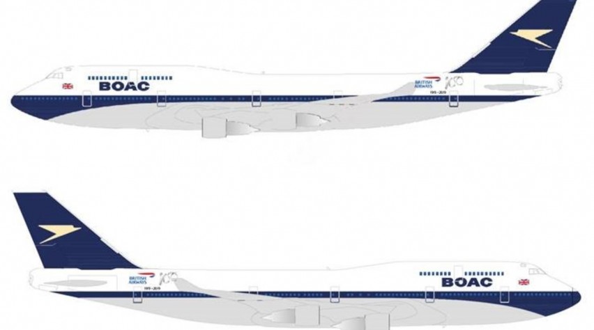 Boeing 747 BA retro
