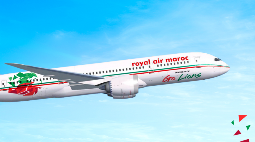 Foto (c) Royal Air Maroc Boeing 787-8 "go lions"