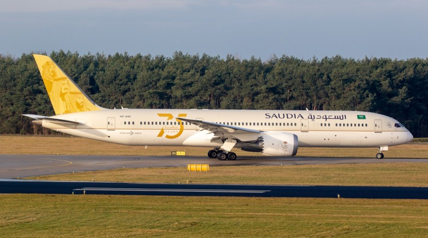 Saudia 787-9 Eindhoven