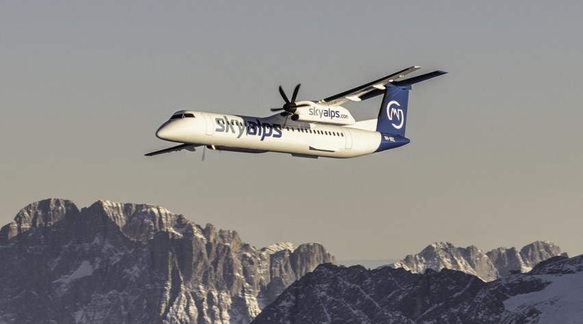 Foto (c) Sky Alps / Zulu Pictures SkyAlps Q400