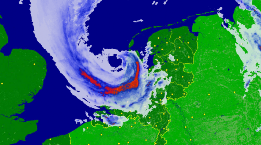 Foto (c) Buienradar Storm Nederland