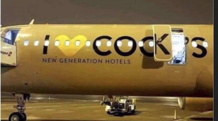 Foutje van Thomas Cook Airlines