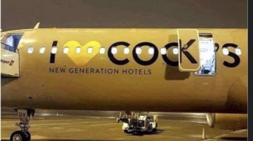 Foto (c) Twitter/HappySinger Foutje van Thomas Cook Airlines