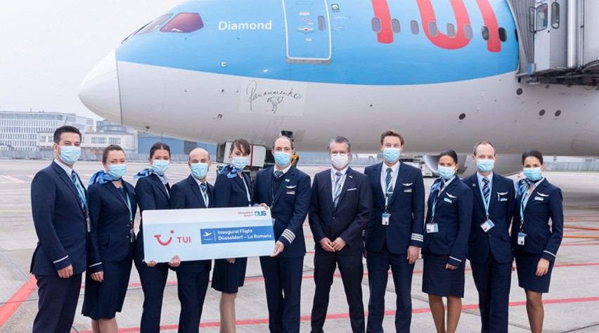 Foto (c) Dusseldorf Airport TUI België Dusseldorf