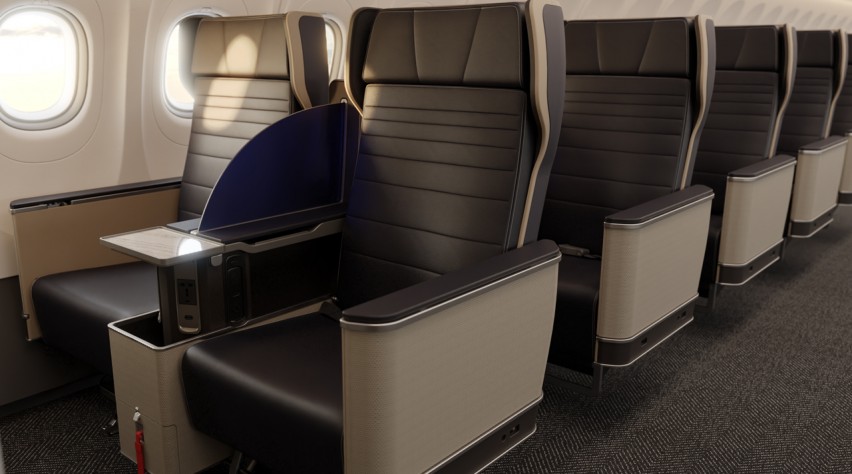 Foto (c) United Airlines United Airlines domestic First Class