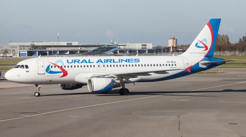 Ural Airlines A320 Schiphol