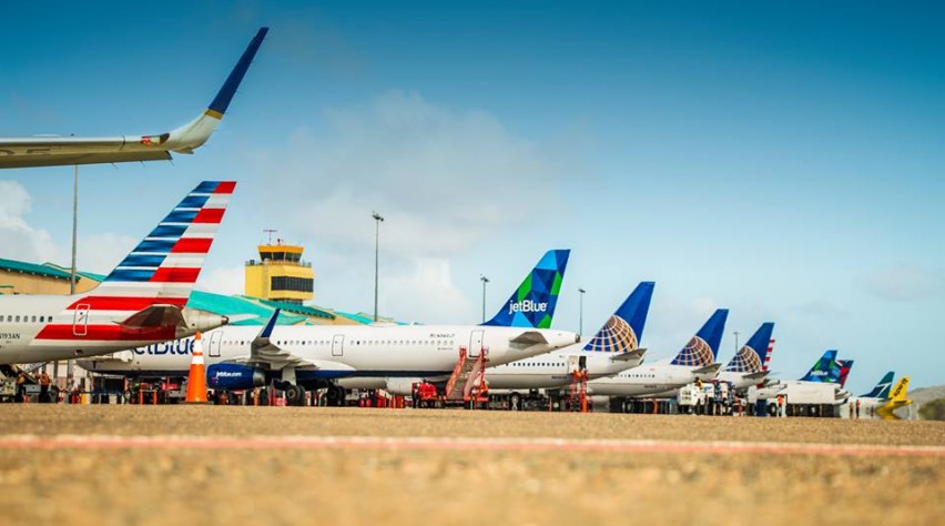 Aruba Airport tails