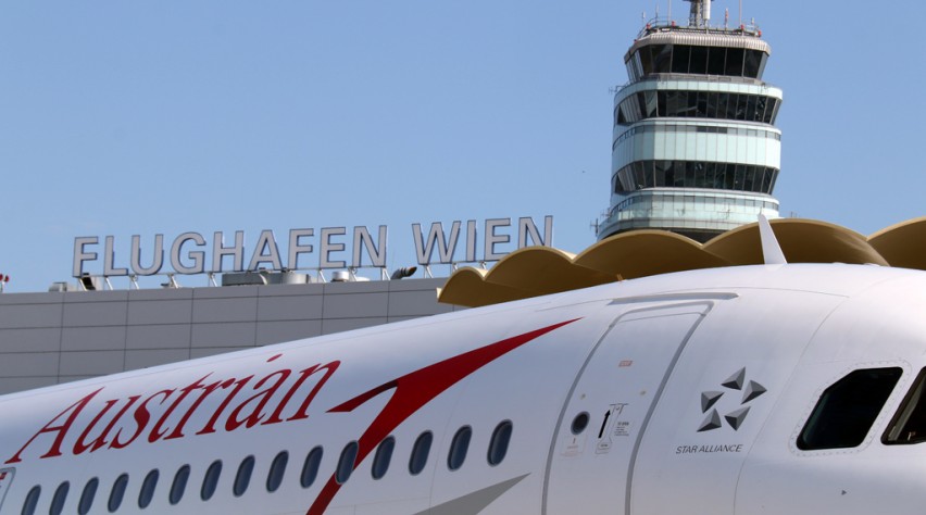 Wenen Airport Austrian Airlines
