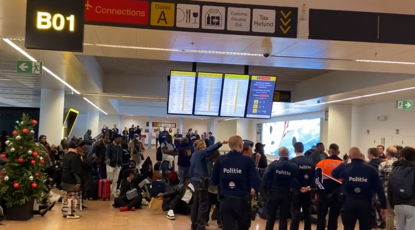 Brussels Airport blokkering