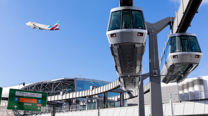 Skytrain Dusseldorf Airport