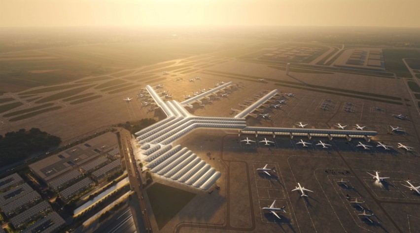 Nieuwe luchthaven Polen