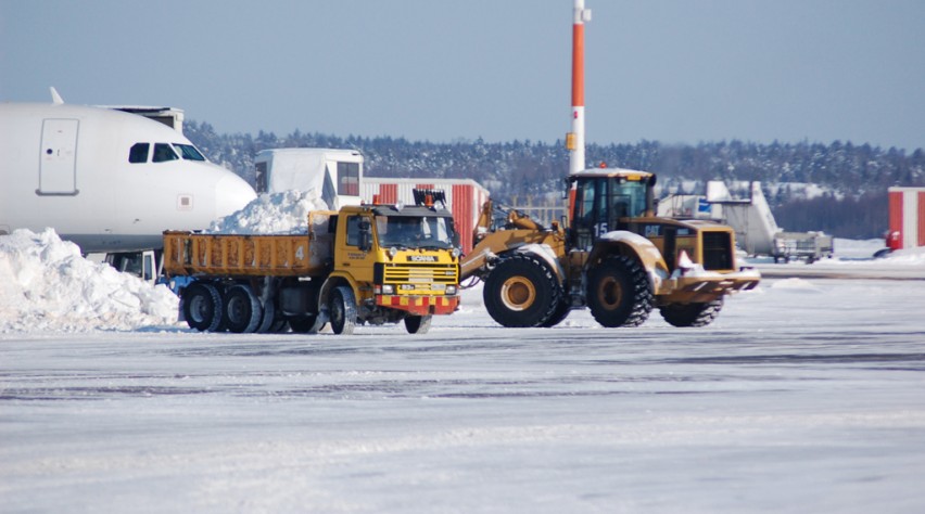 Foto (c) Finavia Luchthaven sneeuw