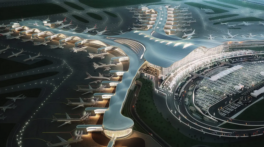Foto (c) KPF Nieuwe terminal Abu Dhabi