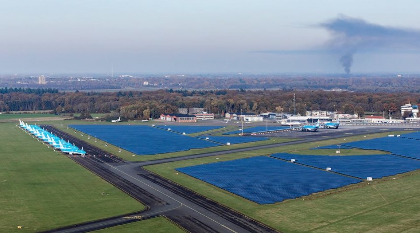 Zonnepark Groningen Airport