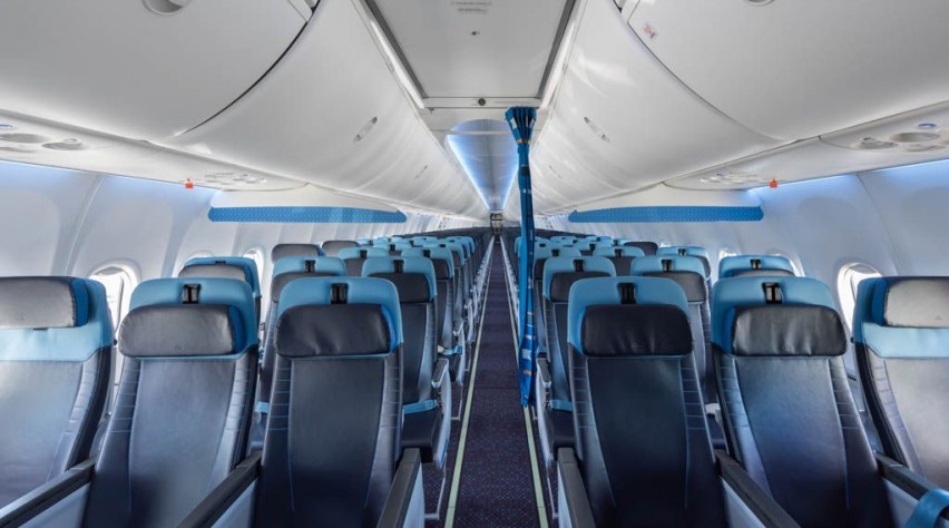 KLM 737 cabine