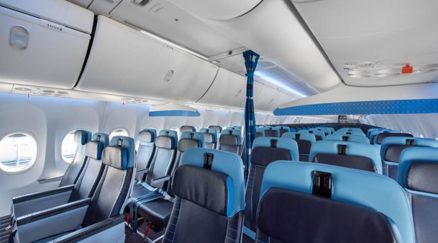 KLM 737 cabine