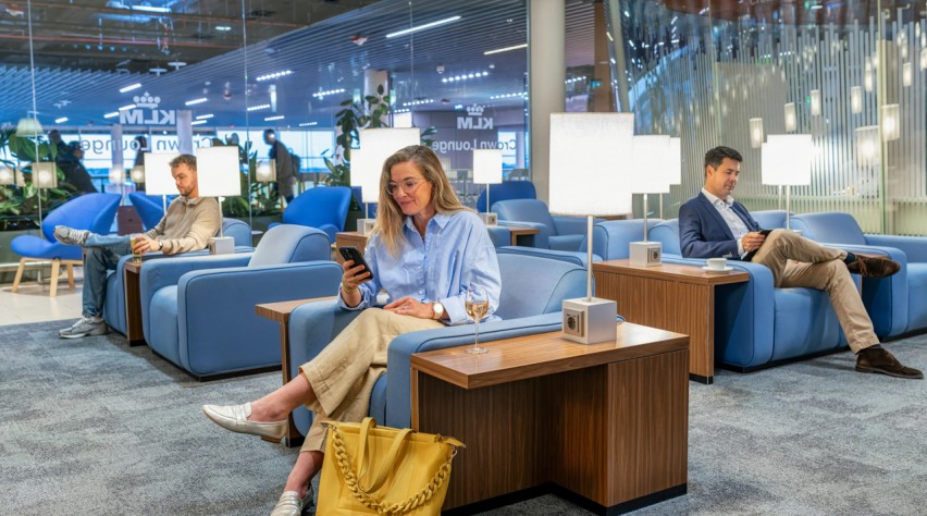 Foto (c) KLM KLM Schengen Crown Lounge
