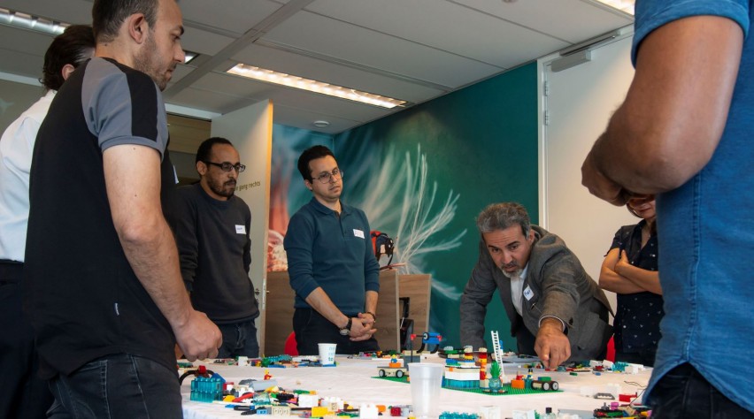 Foto (c) Reismedia Statushouders tijdens het New Arrivals-programma