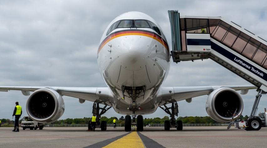 Foto (c) Lufthansa Technik Bundesrepublik Deutschland A350