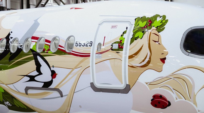 Foto (c) AirBaltic AirBaltic 50ste A220