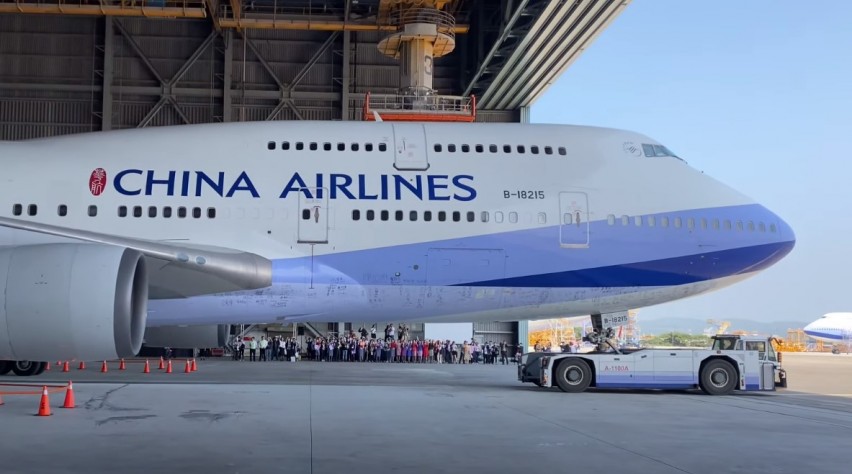Foto (c) Non Stop Flying/YouTube Afscheid China Airlines 747