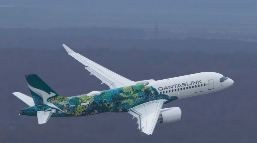 Foto (c) Airbus Airbus A220 Qantas