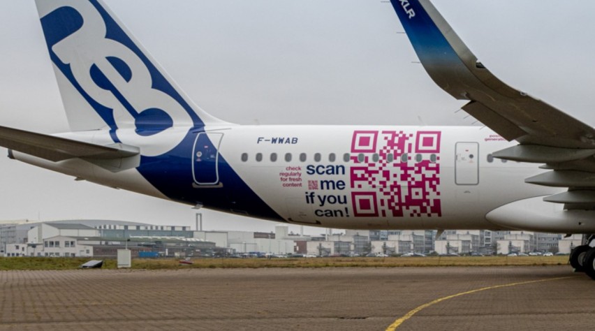 Foto (c) Airbus A321XLR QR-code