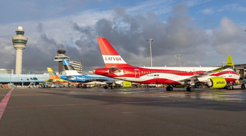 AirBaltic Schiphol 20 jaar