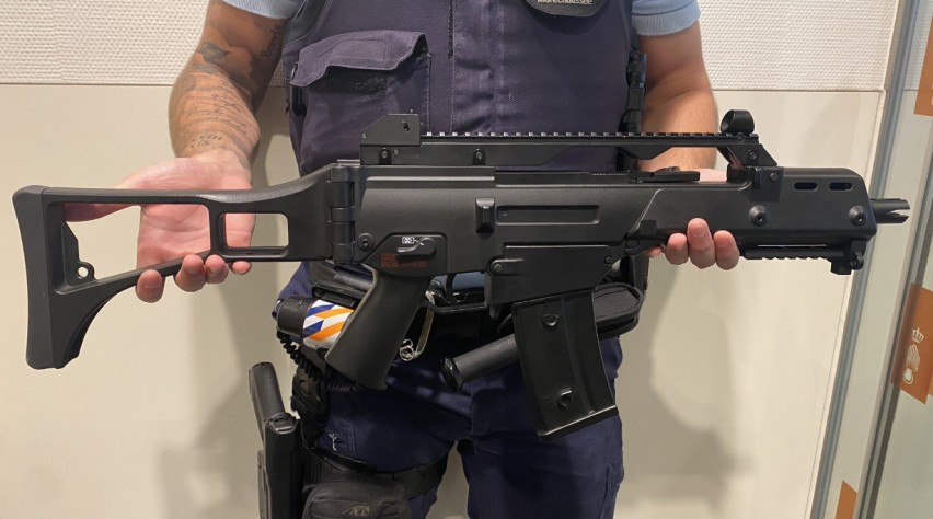 Foto (c) Kmar Politiedienst Schiphol Airsoftwapen