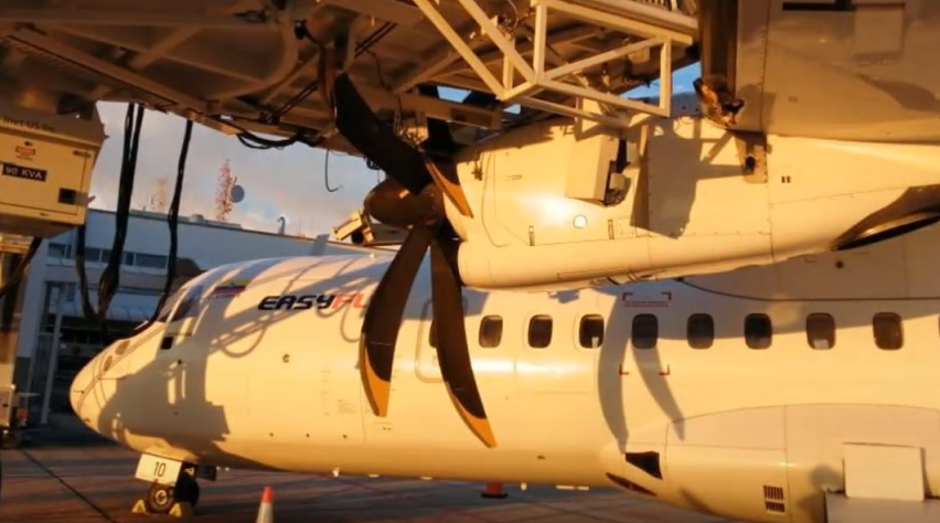 Foto (c) Skyway Aviation Channel ATR EasyFly Ongelukje