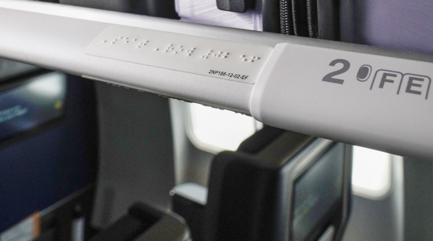 Foto (c) United Airlines Braille United