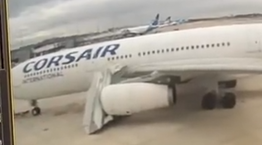 Foto (c) X/Air Plus News Corsair A330 botsing