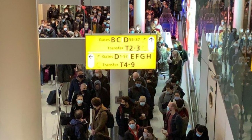 Foto (c) FNV Schiphol Drukte Schiphol