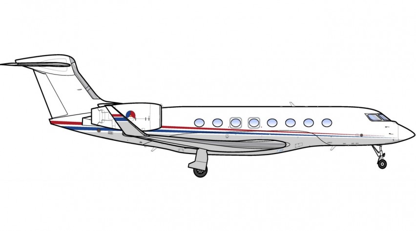 Foto (c) Defensie Gulfstream 650 Defensie