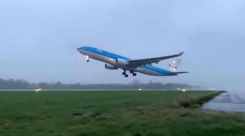 KLM A330 Groningen