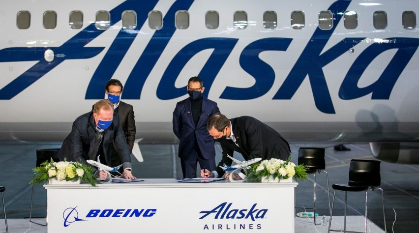 Foto (c) Boeing Boeing 737 MAX order Alaska Airlines