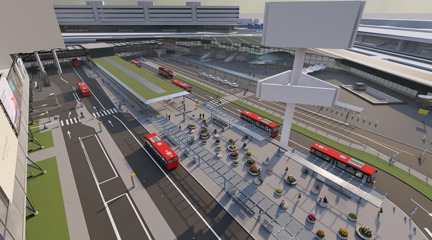 Foto (c) Schiphol Schiphol nieuw busstation