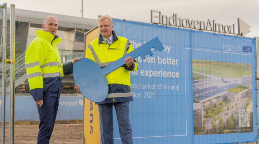Foto (c) Eindhoven Airport Start bouw