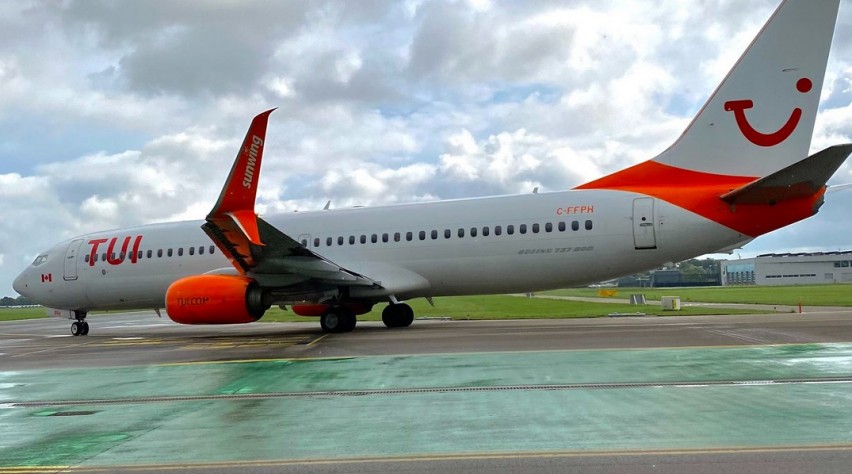 Sunwing 737 Rotterdam