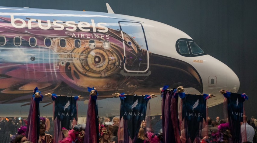 Foto (c) Brussels Airlines Tomorrowland A320neo